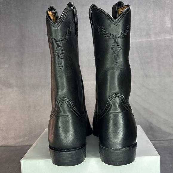 🔥🔥🔥Ariat Black Cowboy Boots Classic Western Design Size: 6.5C🔥🔥🔥 - Picture 3 of 12